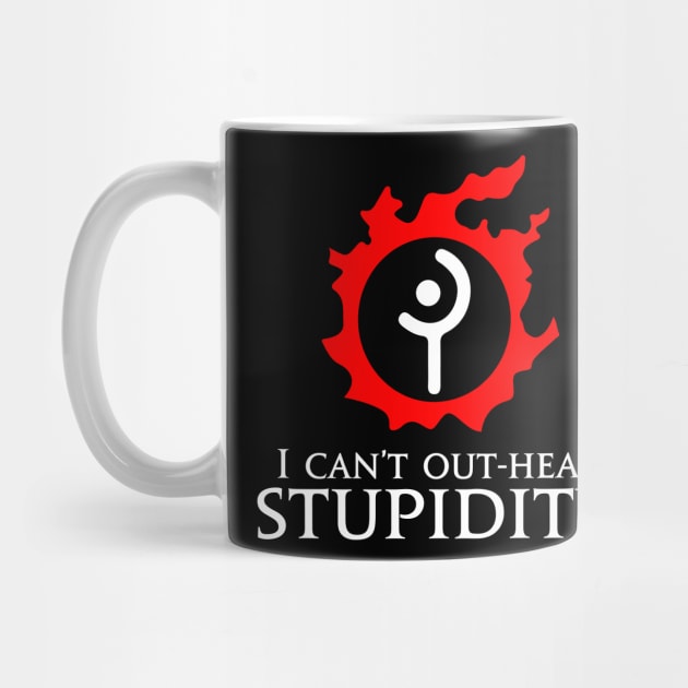 I can't out-heal stupidity - White Mage Funny meme by Asiadesign
